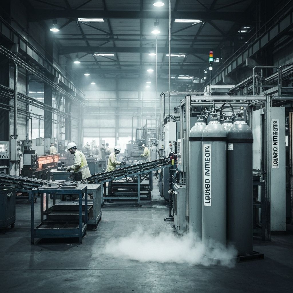 Industrial manufacturing liquid cylinder applications